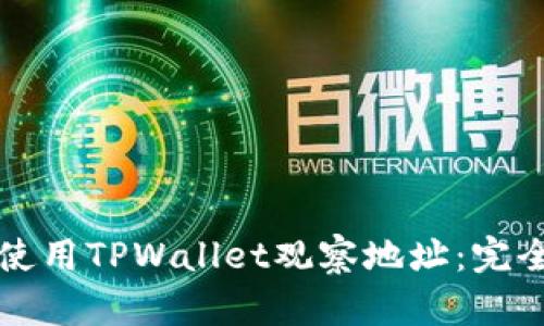 如何使用TPWallet观察地址：完全指南
