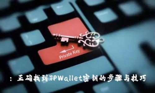 : 正确找到TPWallet密钥的步骤与技巧