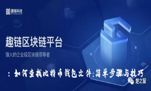 : 如何查找比特币钱包文件：简单步骤与技巧