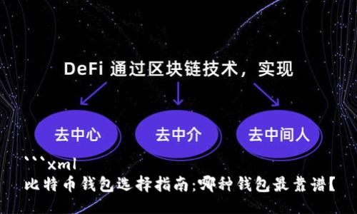 ```xml
比特币钱包选择指南：哪种钱包最靠谱？